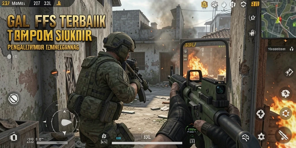 Screenshot gameplay menampilkan pertempuran intens di 33L.