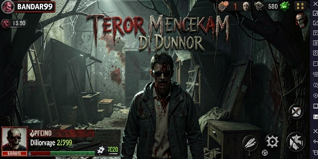 Gameplay seram di BANDAR99 dengan makhluk menakutkan.