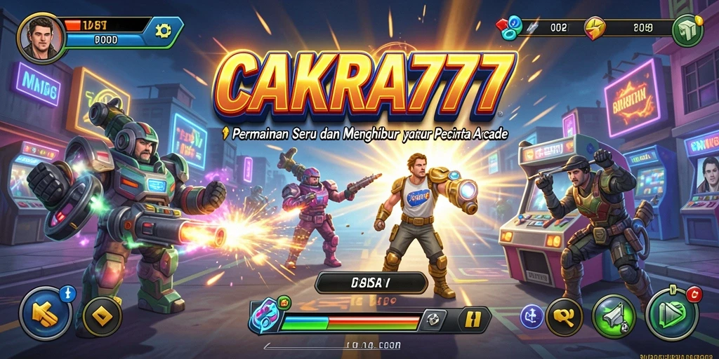 Screenshot gameplay CAKRA777 menampilkan tantangan seru dan penuh warna.