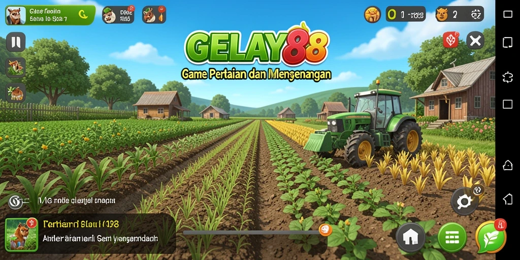 Tangkapan layar GELAY88 menampilkan aktivitas berkebun yang seru.