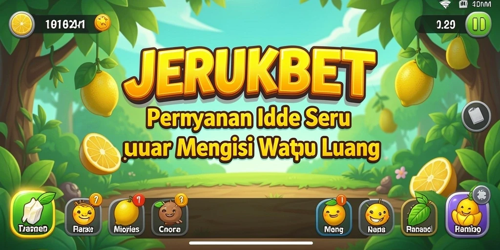 Tampilan gameplay JERUKBET yang seru dan menarik.