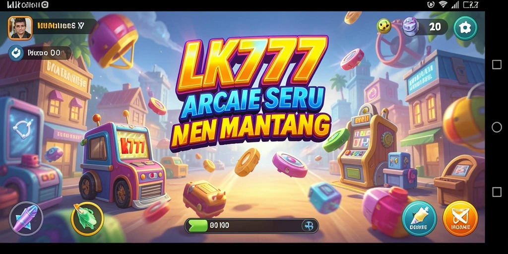 Tampilan gameplay LK777 yang seru dan penuh warna.