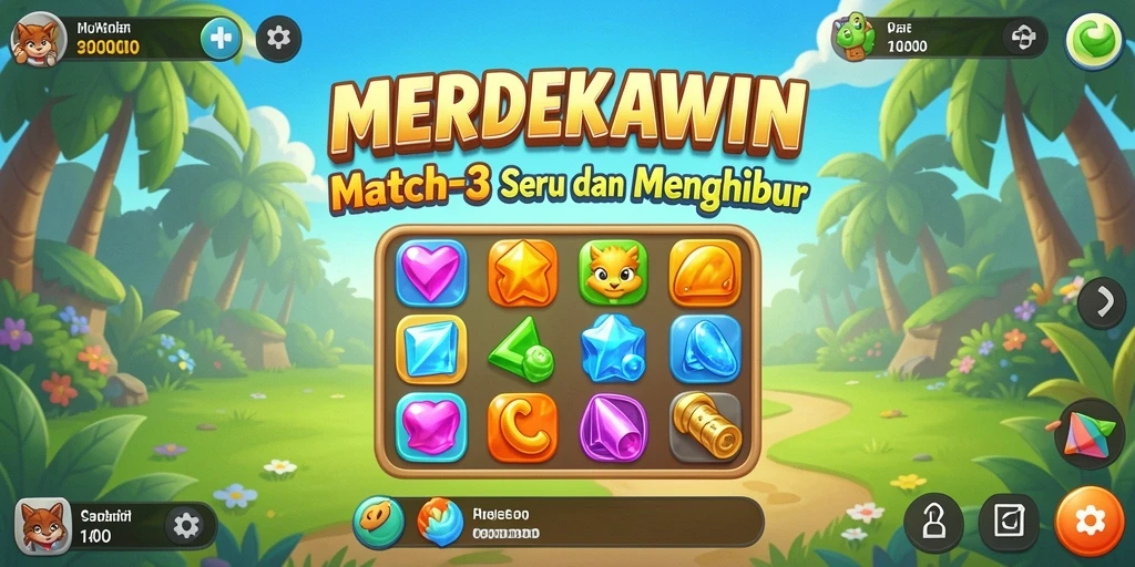 Gameplay seru mencocokkan bola warna-warni untuk menang.