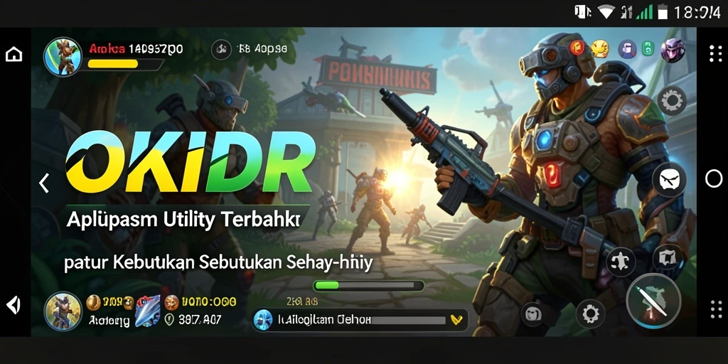 Tampilan antarmuka OKIDR yang bersih dan intuitif.