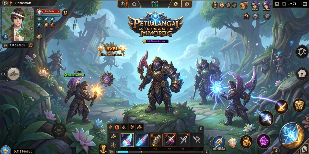 Gameplay seru di dunia fantastis SVIP5 dengan petualangan menarik.