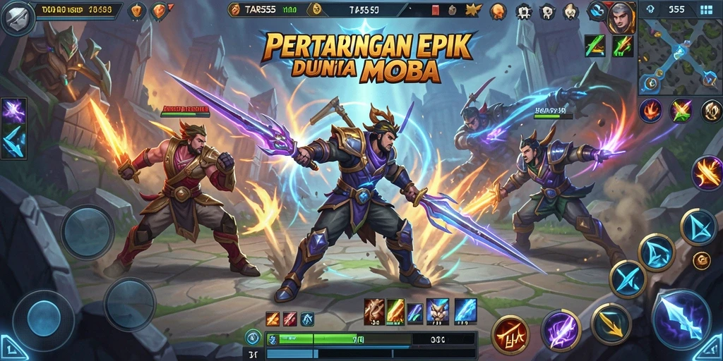 Gameplay TAR555 yang menegangkan dengan strategi tim yang mendalam.