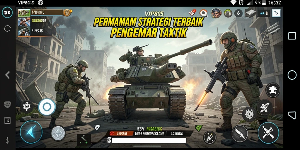 Tampilan gameplay <strong>VIP805</strong> yang menegangkan dan strategi yang cerdas.